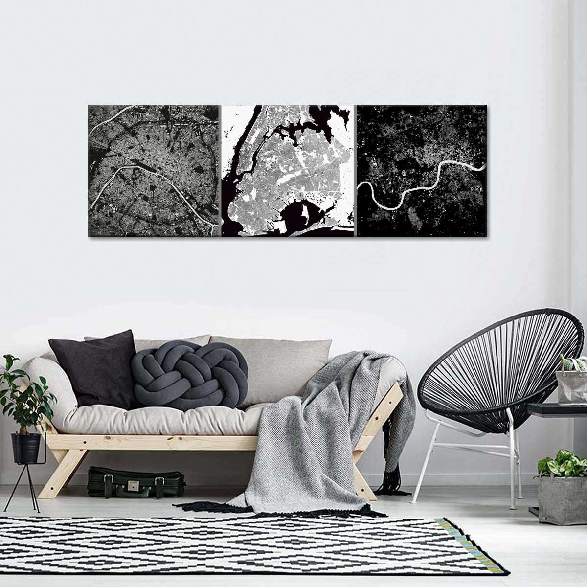 black and white abstract designs