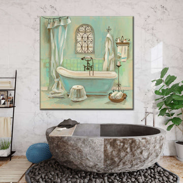 Creative Ways to Refresh Your Bathroom with Paintings Ideas