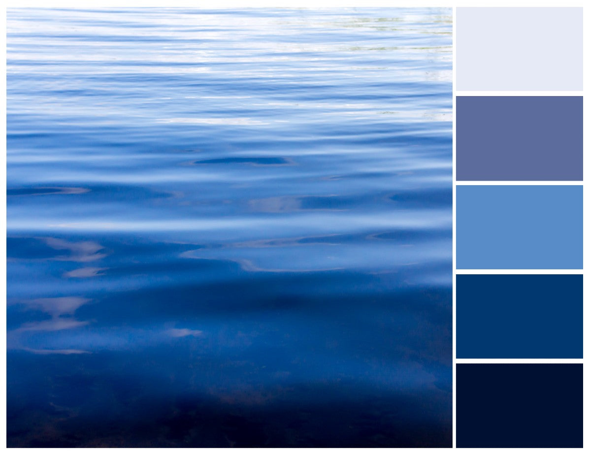 deep blue and azure  Color Palette Ideas
