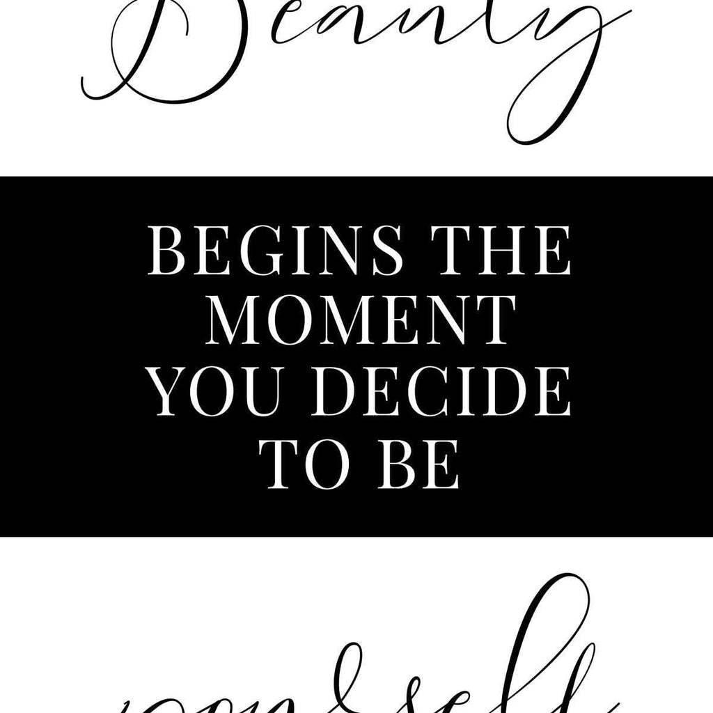 Beauty Quotes Wall Art | Prints, Framed Prints And Multi Panel Art