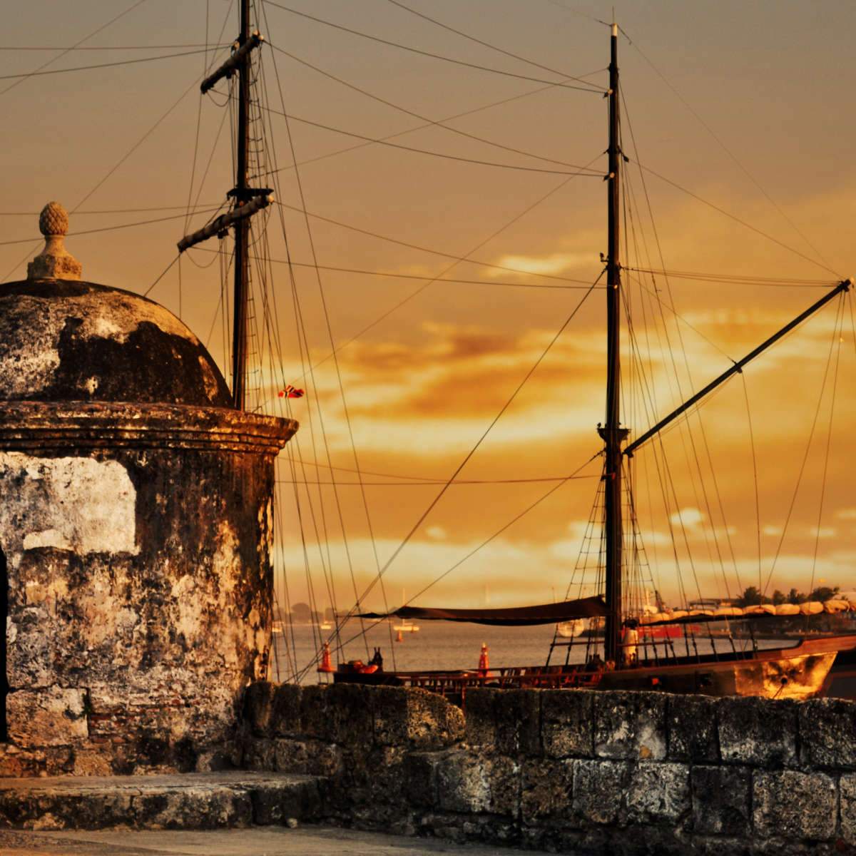 Cartagena Beach Wall Art