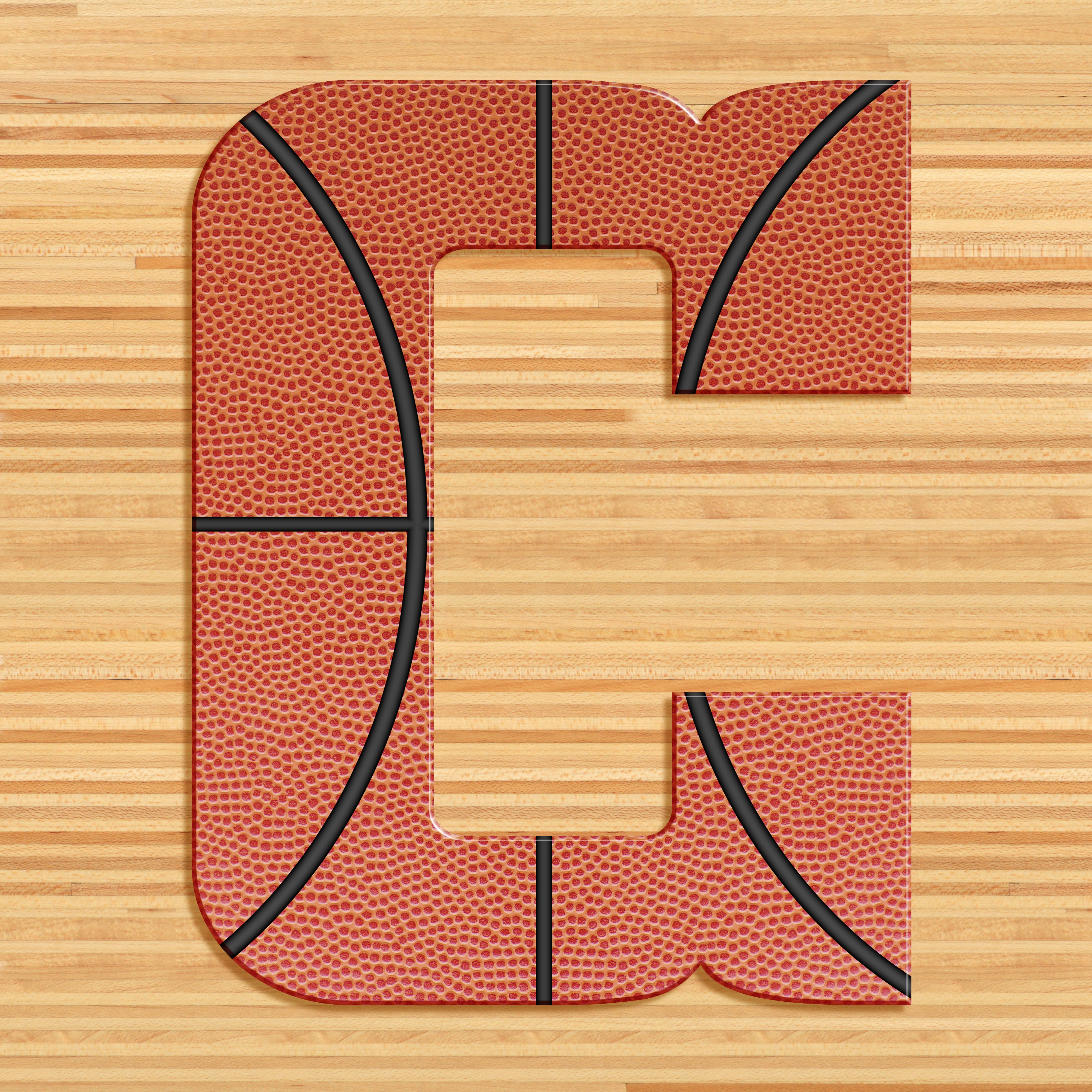 Basketball Alphabet Clip Art Letters A-Z Printable & -  Norway