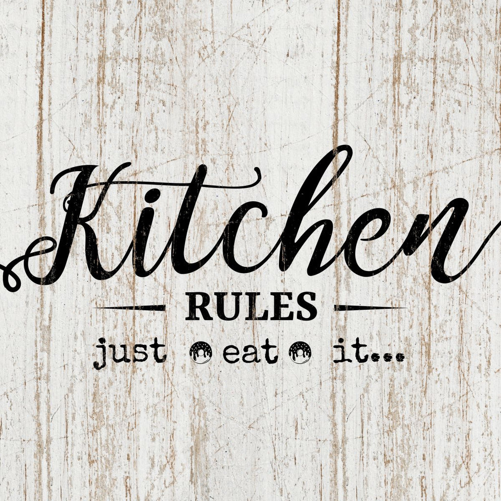 Large Kitchen Sign, Personalized Kitchen Rules Decor, Custom Rustic Kitchen  Sign