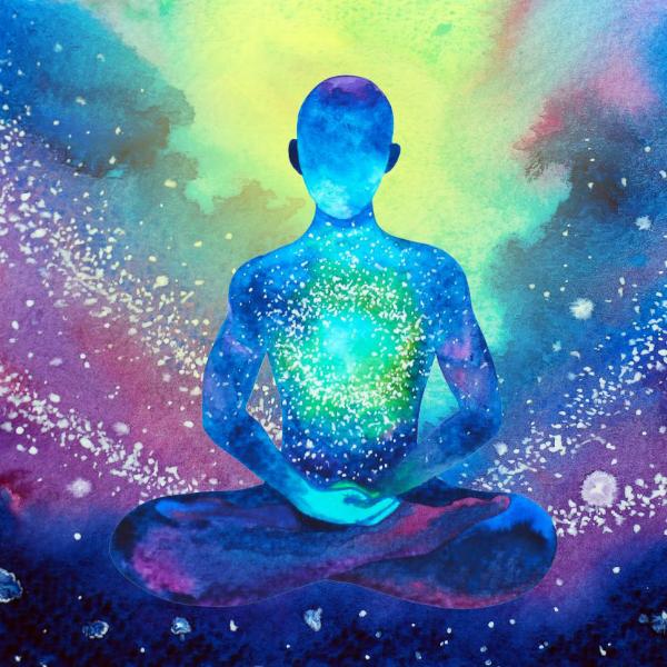 Yoga Meditation Mandala by Blue Press
