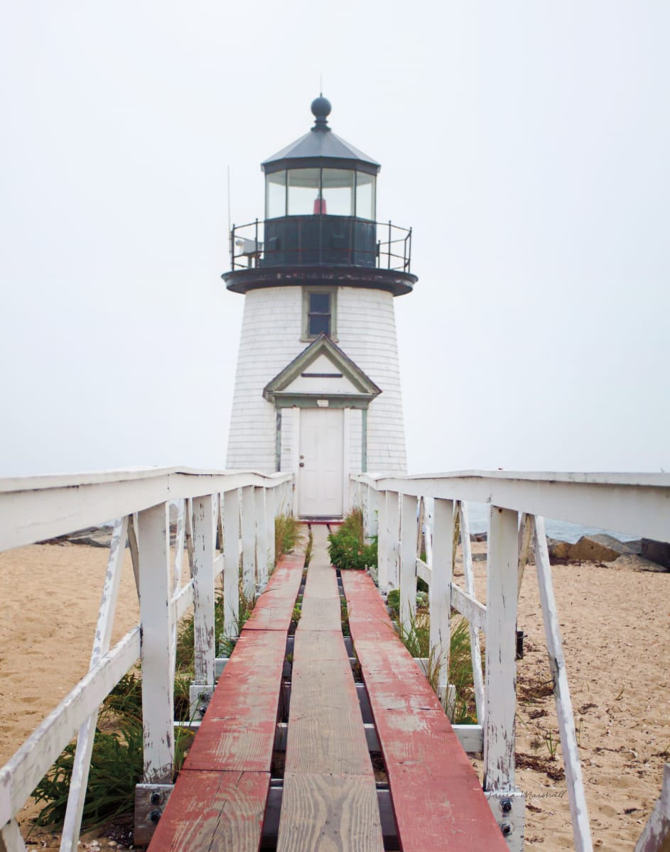 Nantucket Lightship Navy' Print on Canvas East Urban Home Size: 26 H x 40 W x 1.5 D