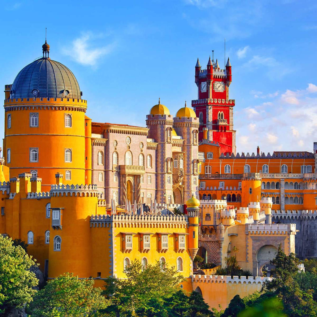 Sintra, Portugal // the colors of Pena Palace — Annie Montgomery Design