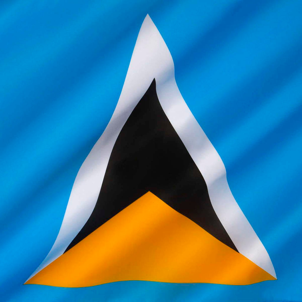 Flag of Saint Lucia Graphic T-Shirt Dress for Sale by Freihalt