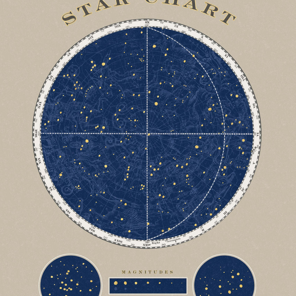 Star Chart Wall Art | Prints, Framed Prints And Multi Panel Art