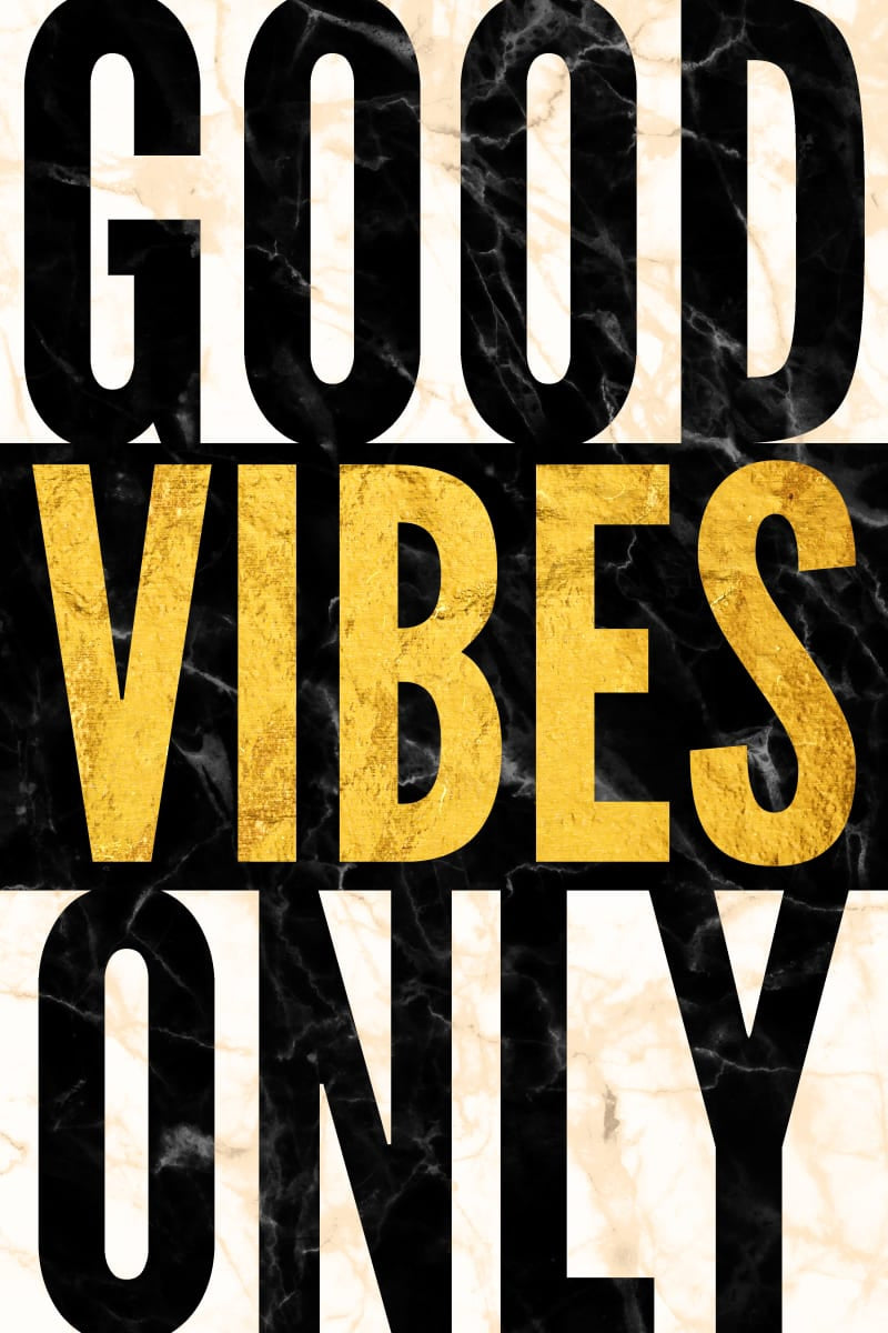 Good Vibes Only print by Elisabeth Fredriksson